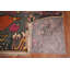 Tapis bleu acier à motif animaux