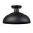Yep by Golden Lighting Levitt 1-light Outdoor Ceiling in Natural Black and Natural Black shade-92389154