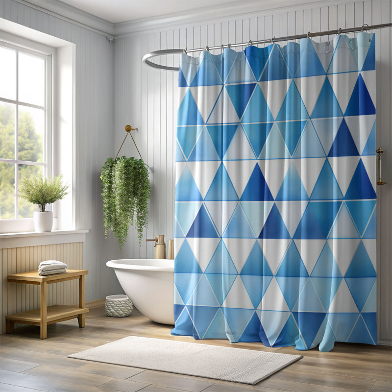 Rideau de douche de qualité supérieure, H 74 po x l 71 po