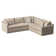 Bel-Air 115" Wide Symmetrical Corner Sectional