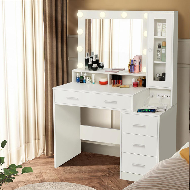 Meuble-lavabo de 40 po Eglantina, Blanc