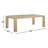 Messina Teak Solid Wood Dining Table