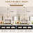 30.7" 8-Head Crystal Adjustable Chain Chandelier for High-Ceiling SpacesChandelier