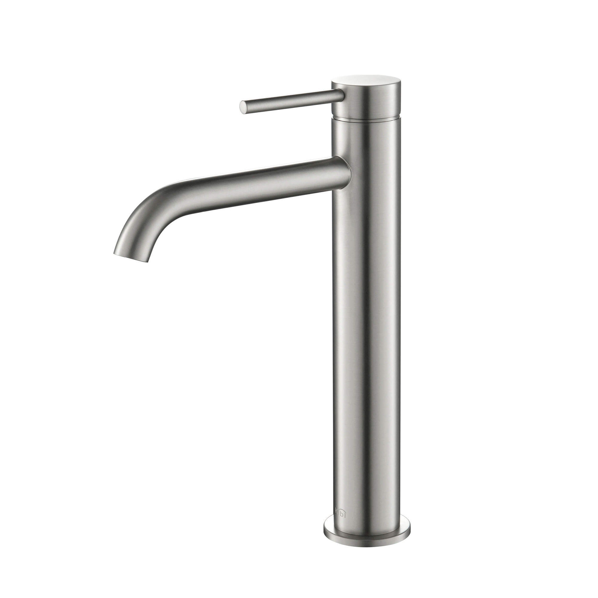 Vessel Sink Bathroom Faucet, Brushed Nickel, Without Drain Assembly
