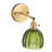 Cliona Vintage Floral Glass Armed Wall Sconce
