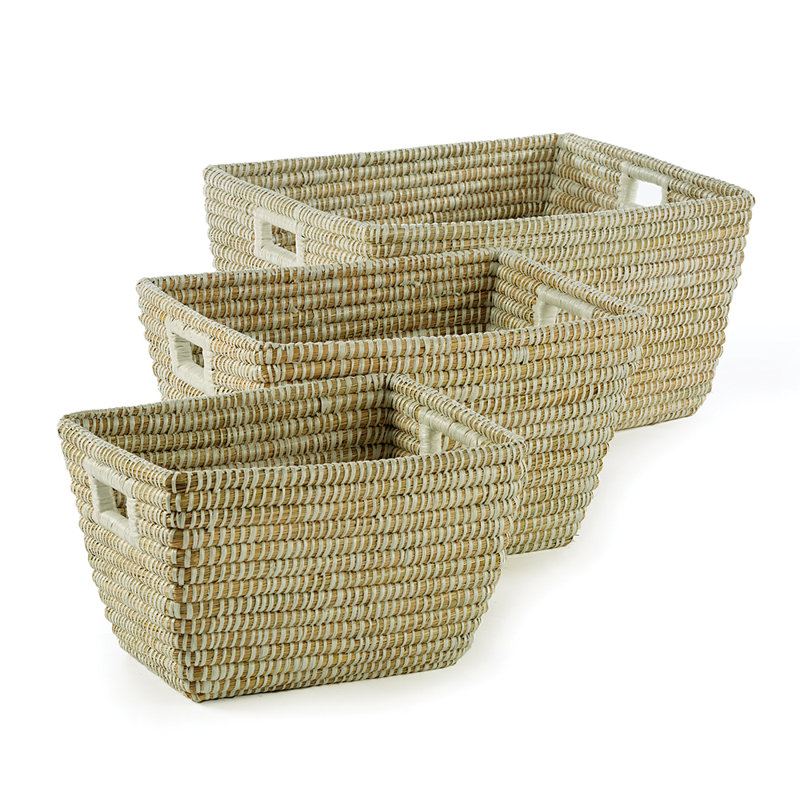 Rivergrass Handmade Seagrass General Basket Set