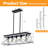 5-Light White Farmhouse Chandelier For Dining Room | Adjustable Rustic Pendant Light (No Bulbs Included)-675609102