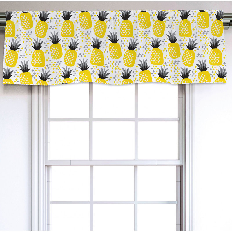 Sateen Ruffled Window Valance
