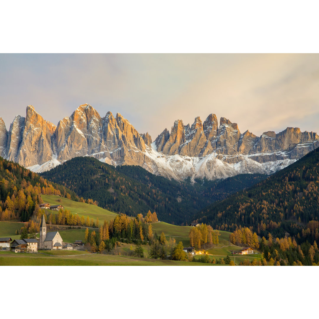 Val Di Funes von DieterMeyrl - Kunstdrucke auf Leinwand