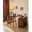 Bureau en L moderne et minimaliste en noyer