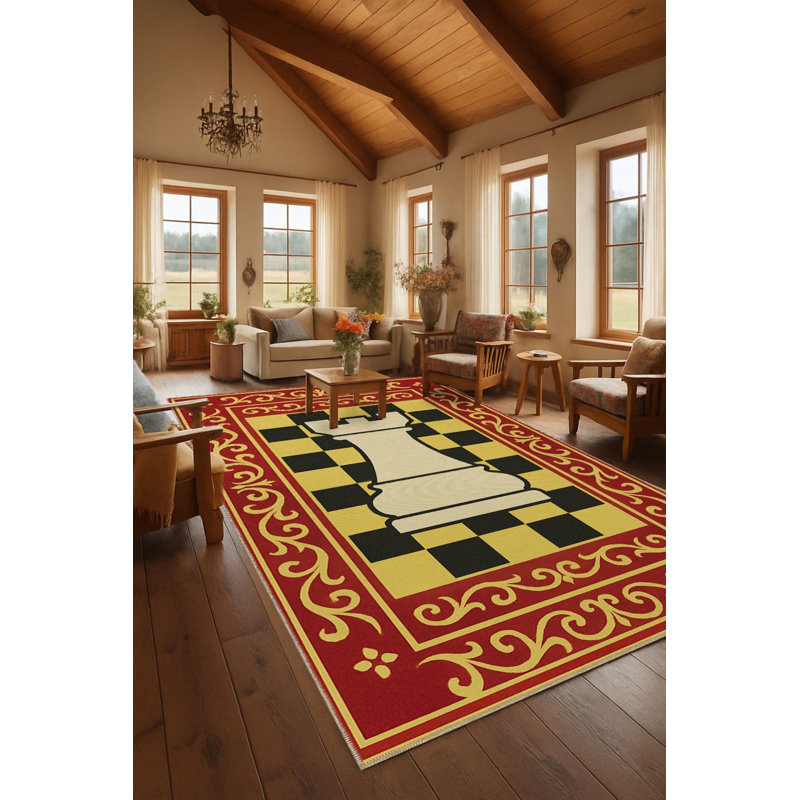 Tapis blanc tissé Mosso, 2' x 2'11"