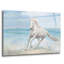 «Gallop On The Beach» par Danhui Nai, art mural en verre acrylique-39598307