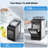 Portable Countertop Ice Maker External Water Tank 8 Cubes/6 Mins 26 Lbs/24Hrs Self-Cleaning Quiet Compact For Home Rv Camping