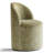 Chenille Upholstered Swivel Vanity Chair With Hidden Casters-519252912