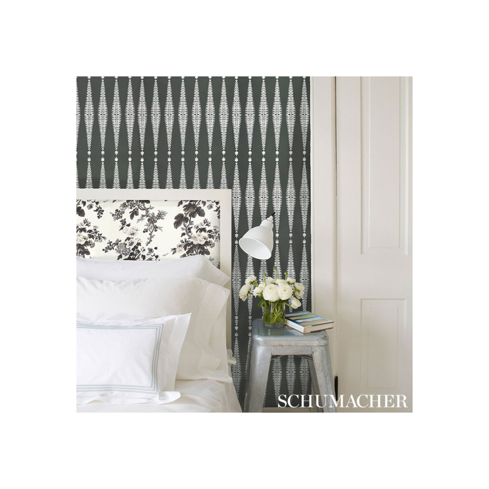 Fern Tree Wallpaper, Graphite