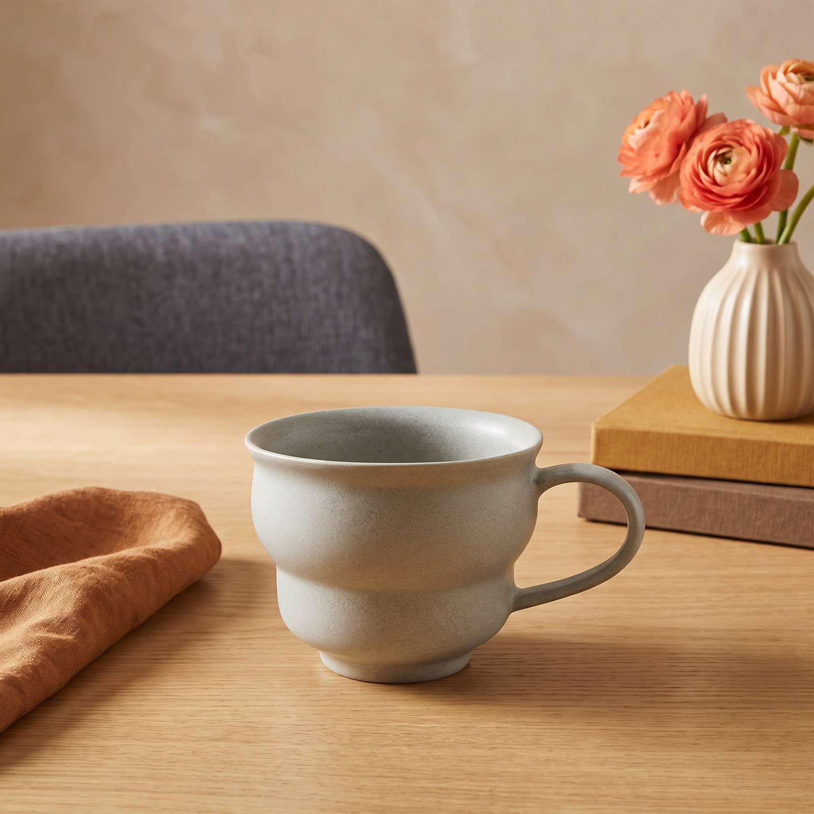 Lafayette Teacup, Gray