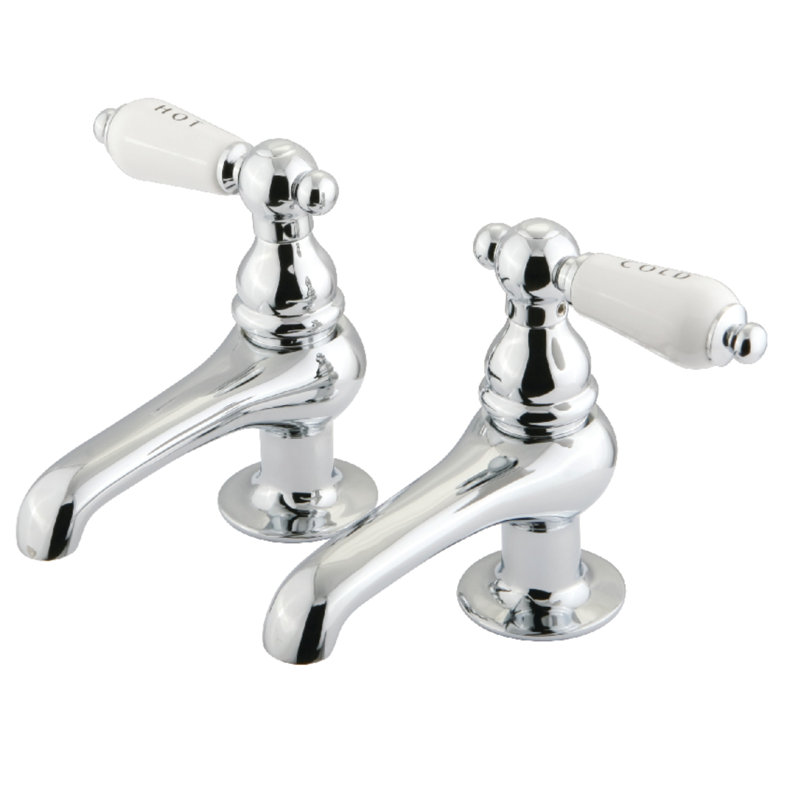 Robinet de salle de bain à centre, Chrome poli