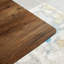 Modern Minimalist Style Dining Table MDF Anti-Scratch Top Metal Shelf Metal Heat Transfer Legs Leveling Feet For Dining Room Kitchen Office Table X 1-1086557072