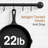 32 Inch 130lb High-Capacity Storage Rail Rack With 10 Hooks Wall Mounted Organizer Black Kitchen Pot Rack 18/8 Stainless Steel