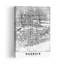 Phoenix Street Map Abstract Contemporary Architecture City Wall Art Print 1 Piece Wrapped Canvas Wall Art-149946594