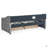 Twin Size Daybed With Drawers Upholstered Tufted Sofa Bed, With Button On Back And Copper Nail On Waved Shape Arms-1167771006