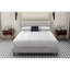 Grand lit tapissier avec 2 tables de chevet-266042302