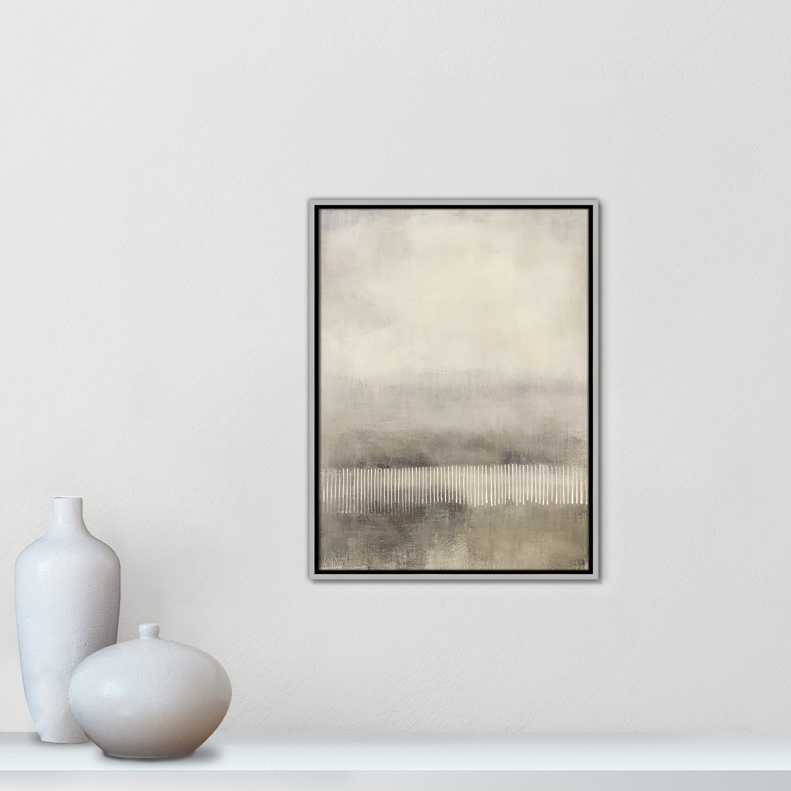 Balanced Silence I Print by Irena Orlov, 25.5" H x 19.5" W, Silver Floater