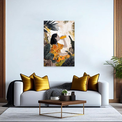 «Tropical Refreshment Peaceful Serene Abstract Nature Summer», art mural