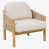 Beige Cushion/Brown Frame est en rupture de stock