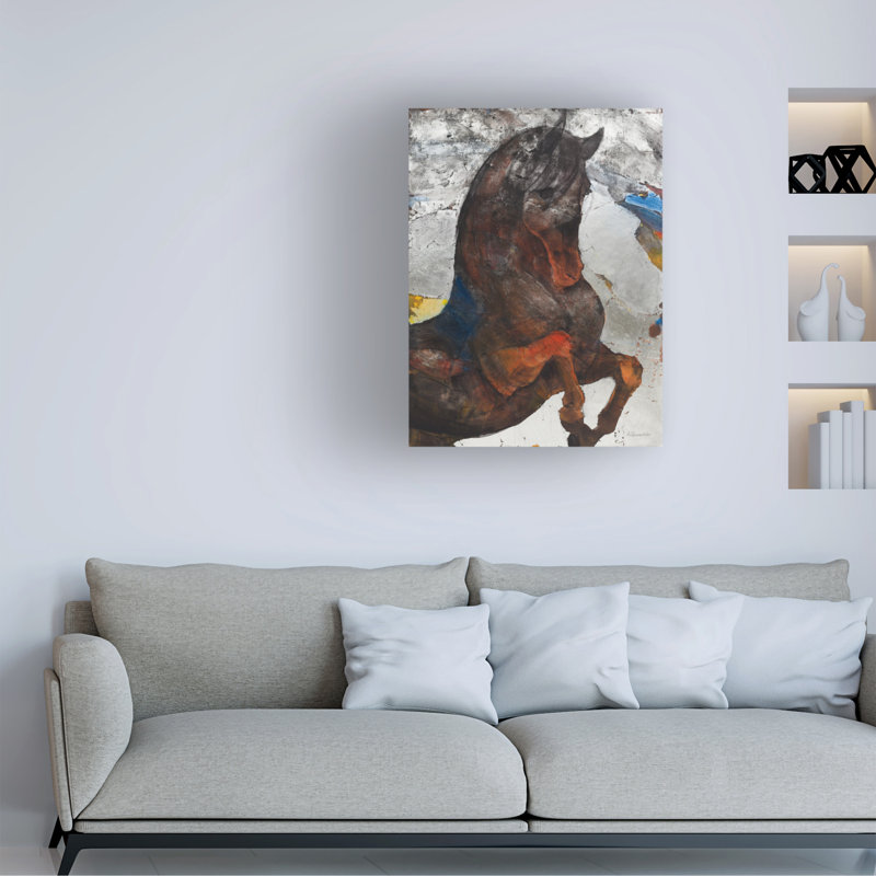Art mural sur toile «Bololog Albena Hristova Proud Spirit», H 19 po x l 14 po