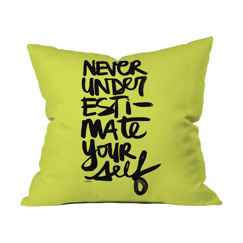 Coussin jamais extérieur, 20 po x 20 po