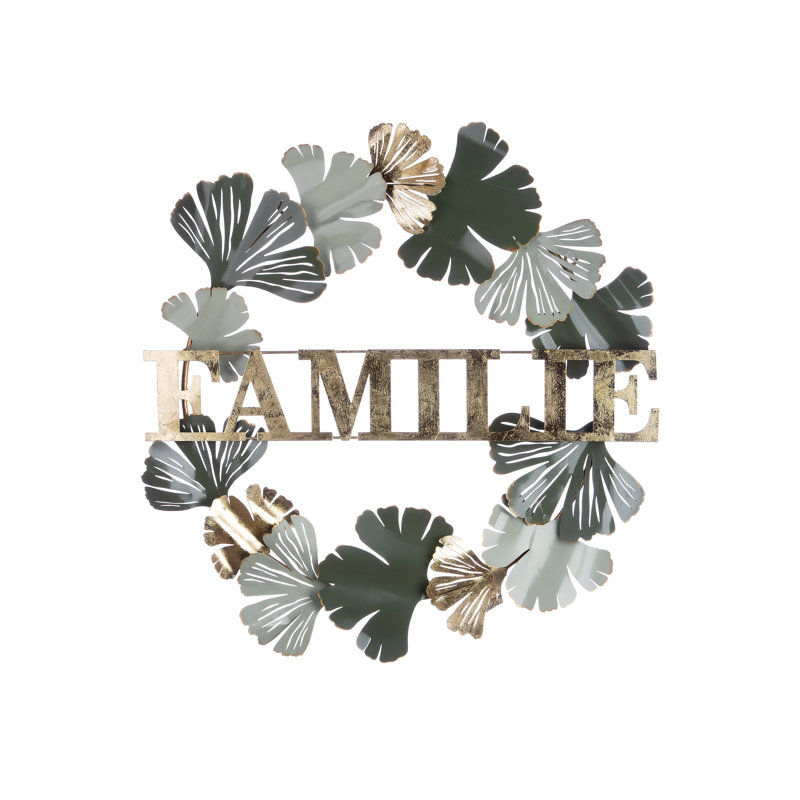 Traditional Plants & Flowers Wall Decor on Metal