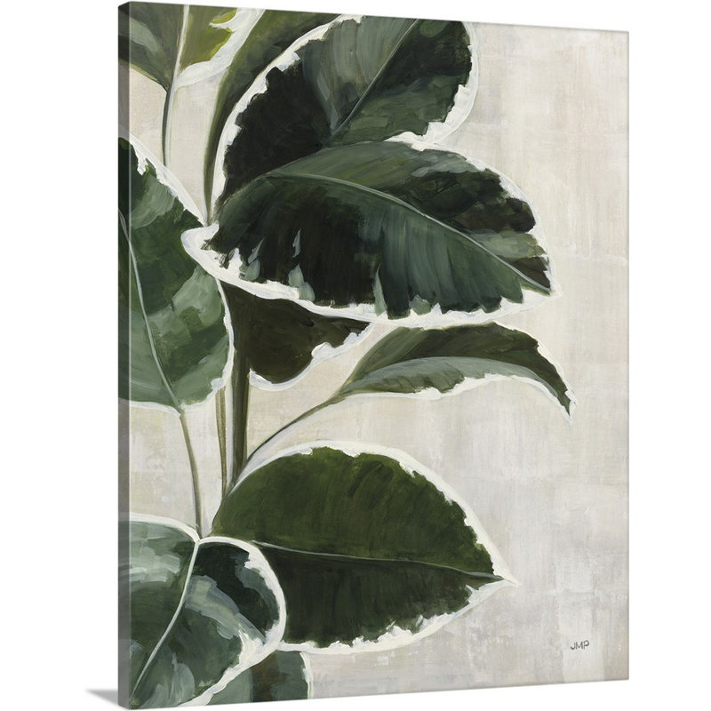 «Tropical Study I», art mural sur toile, Toile tendue, H 40 po x l 32 po