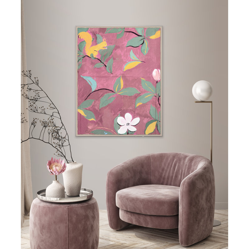 Squirrel 2 Print by Paule Marrot, Acrylic Box, 56" H x 44" W x 1.25" D