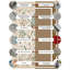 Tapis rectangulaire beige en velours touffeté à la machine Anvi-1268805380