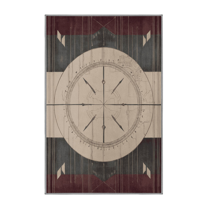 Tapis Courtly, Rectangulaire 2 pi x 3 pi