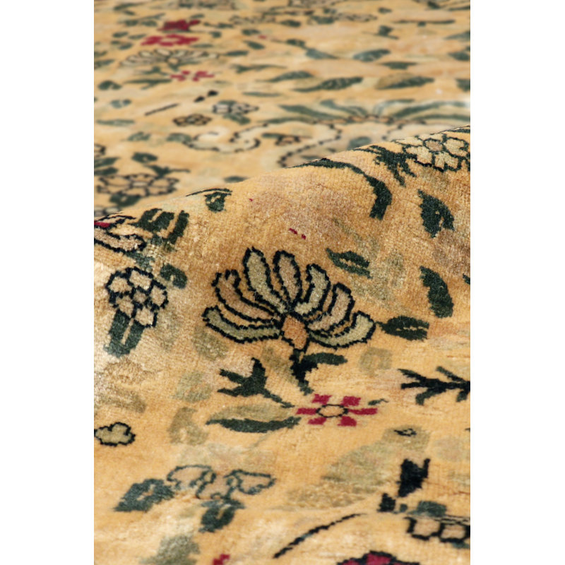 Agra Handmade Wool Floral Area Rug
