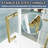 36" W X 36" D X 71" H Framed Square Shower Enclosure With 1/4"Clear Tempered Glass-114579049-123589983