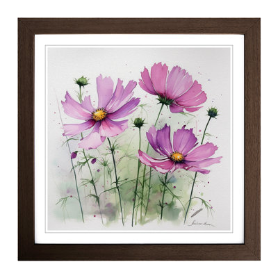 Cosmos No.1 - Single Picture Frame Print on Wood