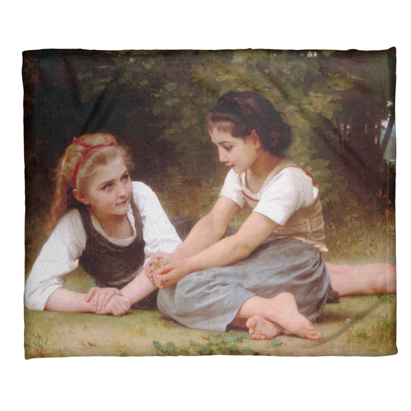 Jeté en polaires william-adolphe bouguereau the ecrou gatherers