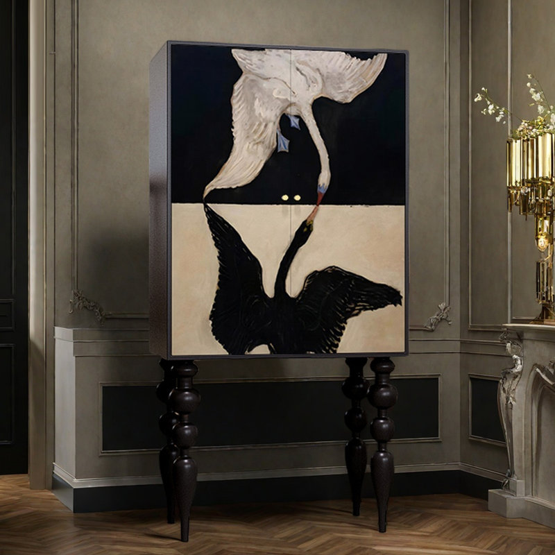 Armoire d'appoint à colonne romaine