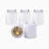 5-Pieces GU24 to E26/E27 Socket Adapters