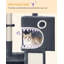 98cm Cat Tree, Cat Tower for Indoor Cats, Multi-Level Cats House Furniture with Scratching Post, 2 Caves, Large Platform, Scratching Ramp, Pompom-690462673