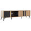 Mid-Century Modern TV Stand With Cabinets, TV Unit For Tvs Up To 80 Inches, Brown