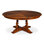 Round Walnut Wood Dining Table