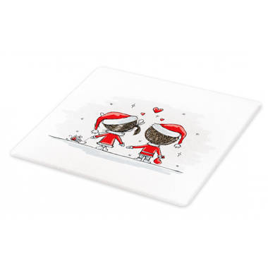 Caroline's Treasures DAC2797LCB Koi Fish Glass Cutting Board Large  Decorative Tempered Glass Kitchen Cutting and Serving Board Large Size  Chopping