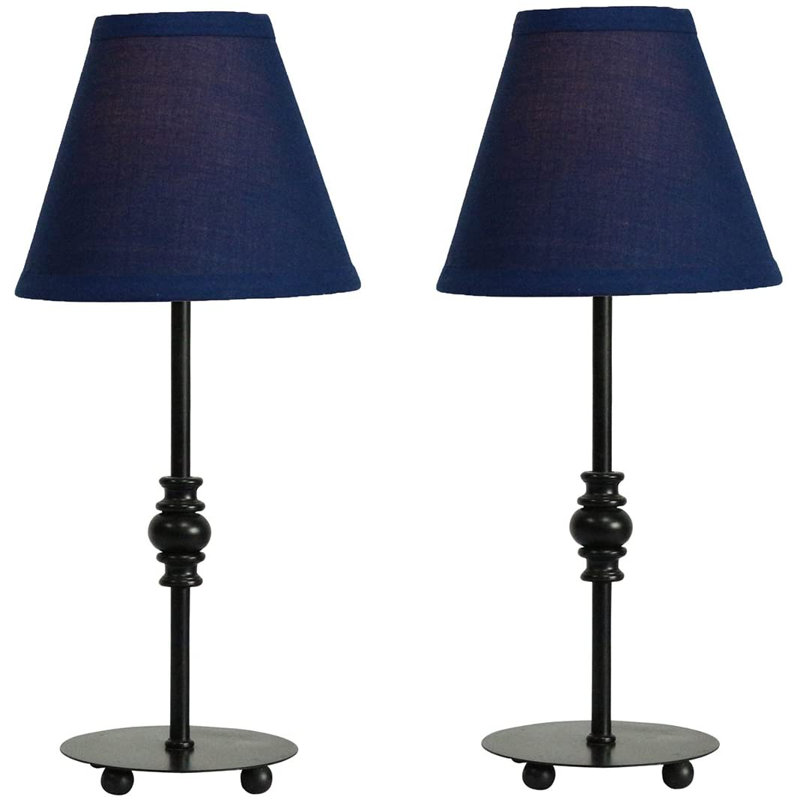 Ensemble de lampe de table 15 "Jarett, Noir