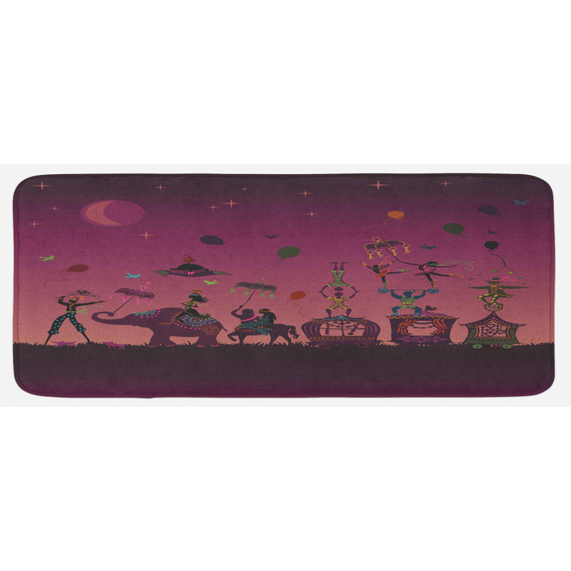 Modern & Contemporary Synthetic Kitchen Mat