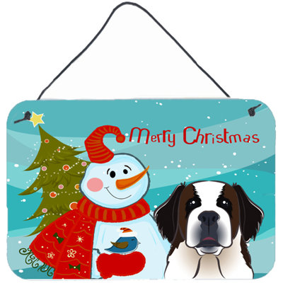 Impression sur plaque bonhomme de neige