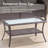  5-Piece Patio Furniture Set With Swivel Glider Chairs, 6-Inch Ultra-Plush Cushions & Water-Resistant Olefin Fabric-118850184